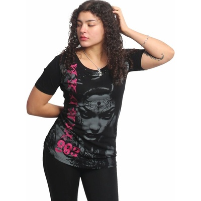 Yakuza Mystic Curved Crew Neck Černá