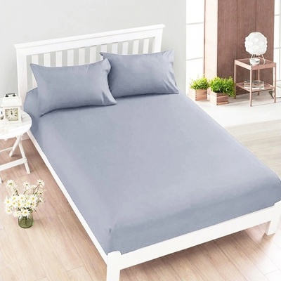 Pragati Fashion Jersey prostěradlo světle šedé 90x200