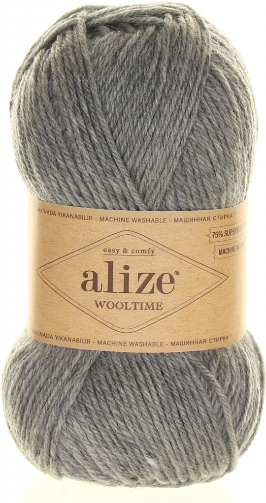 Alize Wooltime melange šedá 21