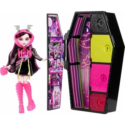 Mattel Monster High Skulltimate Secrets Neon Frights Draculaura HNF78 – Zbozi.Blesk.cz