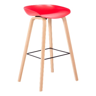 Carmen Бар стол 3078 - червен