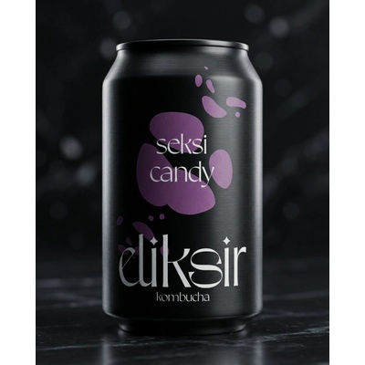 Herbarium Projekt SEKSI CANDY kombucha z čiernych ríbezlí eliksir 320ml