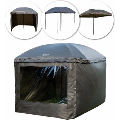 Acra Outdoor Shelter XXL deštník 300 × 280 × 240 cm s bočnicemi – Zboží Mobilmania