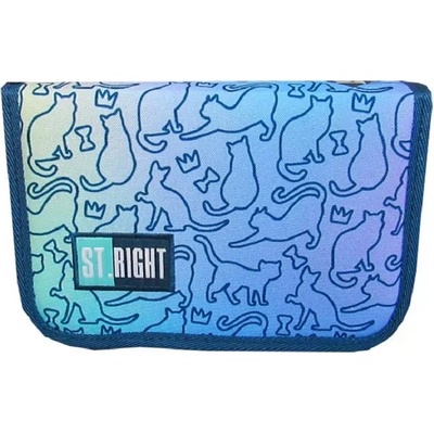 ST.RIGHT Несесер St. Right Ombre Cats - С 1 цип и 2 крила (TO-PBW-4717-XXX-STRI-ST)
