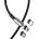 Baseus Zinc Magnetic Cable USB-C + micro USB + Lightning 2A Black