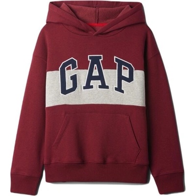 GAP V-Fall Fash Logo vínová