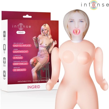 Надуваема кукла с три отвора и гърди, 145см. - Intense Dolls Ingrid (D-244840)