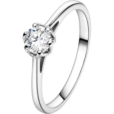 Zlaton Prsten bílé zlato s diamantem N14012602097