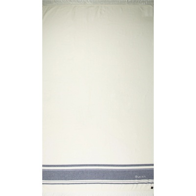 OLAIAN Osuška Fouta Avorio Marine 170 x 100 cm