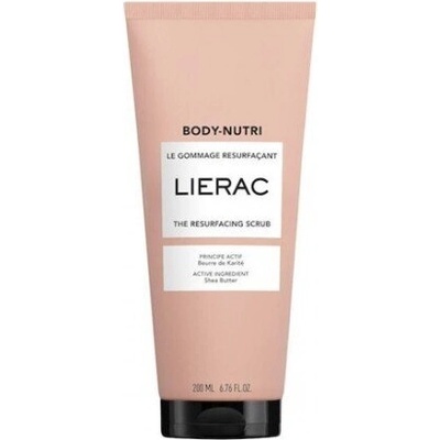 LIERAC Луксозен скраб за тяло, Lierac Body-Nutri The Resurfacing Body Scrub with Shea Butter 200ml