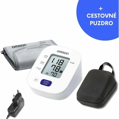 Omron M2 Essential s adaptérom a puzdrom