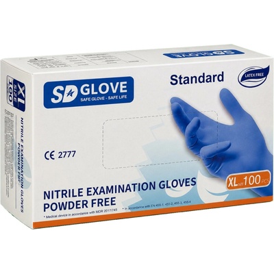 Glove Nitrile Examination 100 ks modré XL 100521