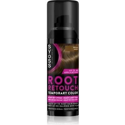 Syoss Root Retoucher тонираща боя за израстнали корени в спрей цвят Brown 120ml