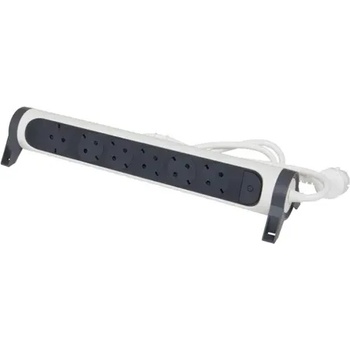 Image 1 of Legrand ПОДОВ РАЗКЛОНИТЕЛ 6х ШУКО ВЪРТЯЩ СЕ С КАБЕЛ 1, 5м legrand - БЯЛ/СИВ (lg-694533)