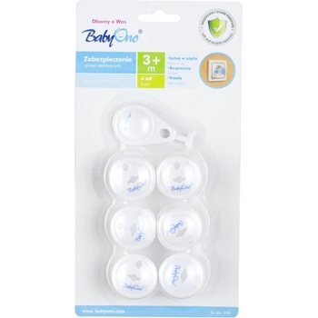 BabyOno Предпазители за контакти 6 броя, с ключ
