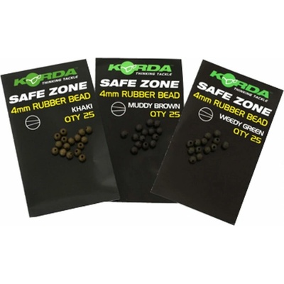 Korda Gumový Korálek Rubber Beads 5mm Brown hnědá 25ks