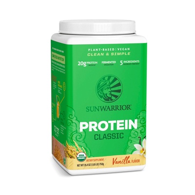 Sunwarrior Protein Classic Organic, 750 g