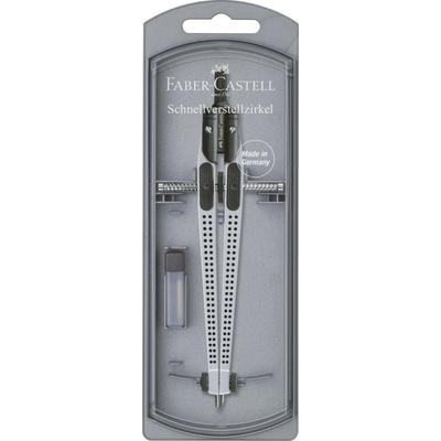 Faber-Castell kružítko Grip Quick-Set 2001 stříbrné