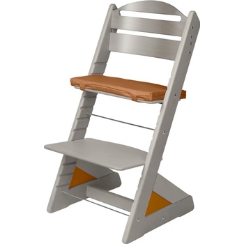 Jitro rostoucí židle Plus Šedá Dub klín + hnědý