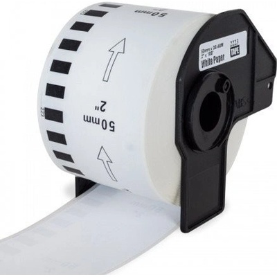 Páska PrintLine kompatibilní s Brother DK-22223 Páska, pro tiskárny štítků, kompatibilní s Brother QL, papírová role, 50mmx30.48m PLLB06