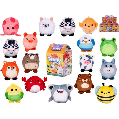 Teeny Besties překvapení zvířátko 6,v krabičce mix variant či barev hroch andulka 5 cm