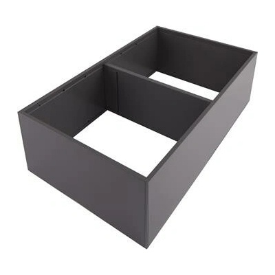 BLUM ZC7F400RSP Ambia Line rámeček pro čelní výsuv od NL 400mm, ocel Orion šedá