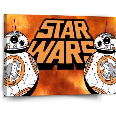 Sablio Obraz Star Wars Ohnivé pozadie - 150x110 cm