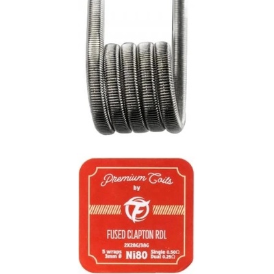 Fumytech Fused Clapton spirálky Ni80 0,5ohm 10ks