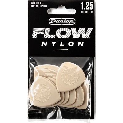 Dunlop Flow Nylon 1.25mm 12 Pack