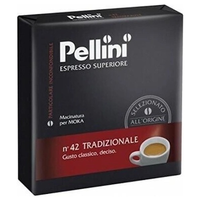 Pellini mletá pražená Tradizionale 2 x 250 g