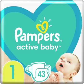 Pampers Active baby 1 43 ks