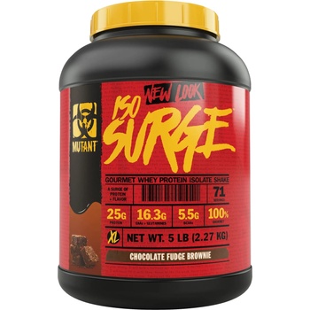 MUTANT ISO Surge, chocolate fudge brownie, 2.27 kg, Mutant (20060EX)