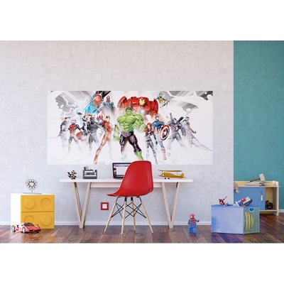 AG Design FTDNH-5396 Vliesová fototapeta Marvel Avengers 202 x 90 cm