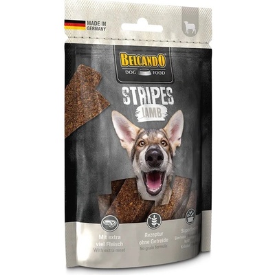 Belcando Stripes Snack jahňacie plátky 70 g