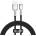Baseus Кабел за данни Baseus Cafule, Lightning, 1.0m, Черен - 40473