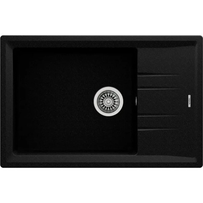 Teka STONE 60 S-TG ЧЕРЕН МЕТАЛИК М. 1023. ЧМ Гранитна мивка, обръщаема, за шкаф 60 см (М.1023.ЧМ)