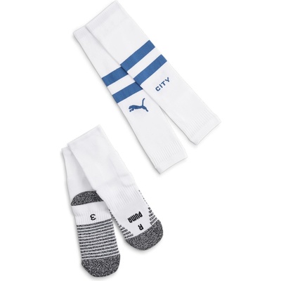 PUMA Мъжки чорапи Puma Team Mcfc Sleeve Socks Promo Football Sock Mens - Puma White