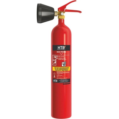 HTB hasicí přístroj sněhový CO2 - 2 kg Hasicí schopnost: 34 B, objem hasiva: 2 kg, součást HP: revizní zpráva + držák na zeď