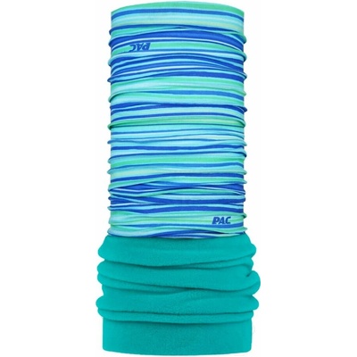 P.A.C. Kids Recycled Fleece Stripes Blue