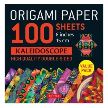 Tuttle Publishing Origami Paper 100 sheets Kaleidoscope 6" (15 cm) | Tuttle Publishing