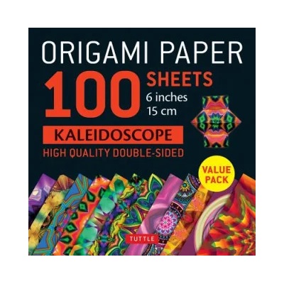 Tuttle Publishing Origami Paper 100 sheets Kaleidoscope 6" (15 cm) | Tuttle Publishing
