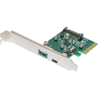 Makki PCI-E card 2 x USB3.1 A+C ports - MAKKI-PCIE-2XUSB31-AC-V1 (MAKKI-PCIE-2XUSB31-AC-V1)
