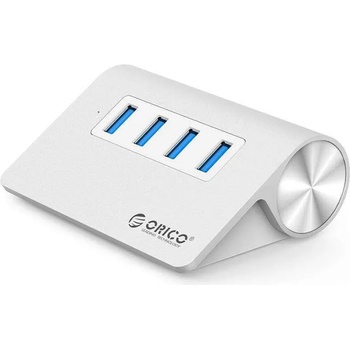 ORICO USB 3.0 Aluminium Hub 4 Port - 4-портов USB 3.0 хъб за компютри и лаптопи (сребрист)
