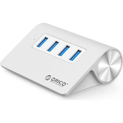 ORICO USB 3.0 Aluminium Hub 4 Port - 4-портов USB 3.0 хъб за компютри и лаптопи (сребрист)