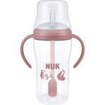 Nuk Бебешко шише NUK Perfect Match - Със силиконова сламка, TC, РР, 260 ml, Мечка (10216319) - baby