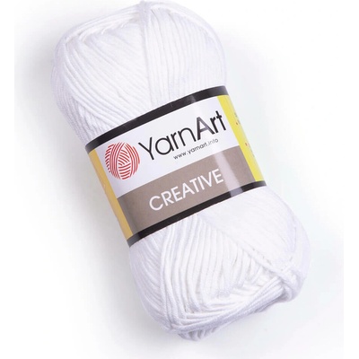 Yarn Art příze Creative_220 bílá
