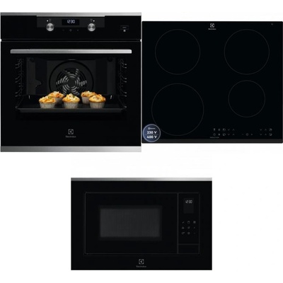 Set Electrolux KODEH70X + LIR60433B + LMS4253TMX