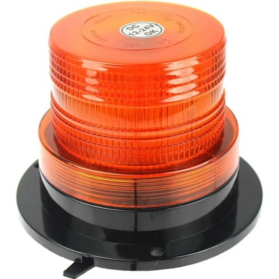 Výstražný LED maják, montáž na magnet, oranžový, 12-24V (TT.14780)