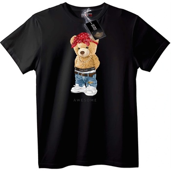 NOONEBRAND Тениска Готино Мече - 2XL, White