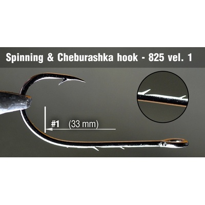 Red Bass přívlačový 825 vel.8 10 ks